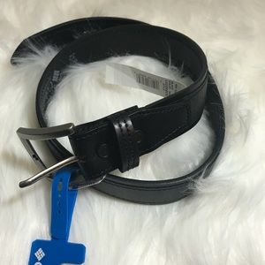 Columbia leather buckle belt size 32